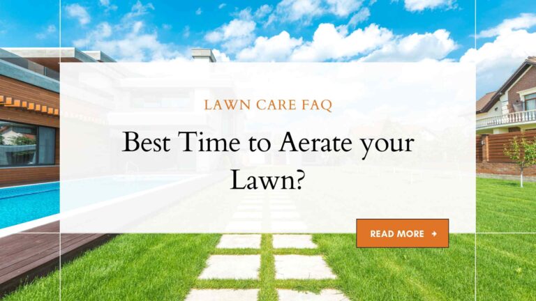 When Is the Best Time to Aerate your Lawn? Here’s What You Need to Know