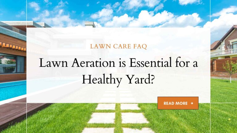 Reasons Why Lawn Aeration is Essential for a Healthy Yard?